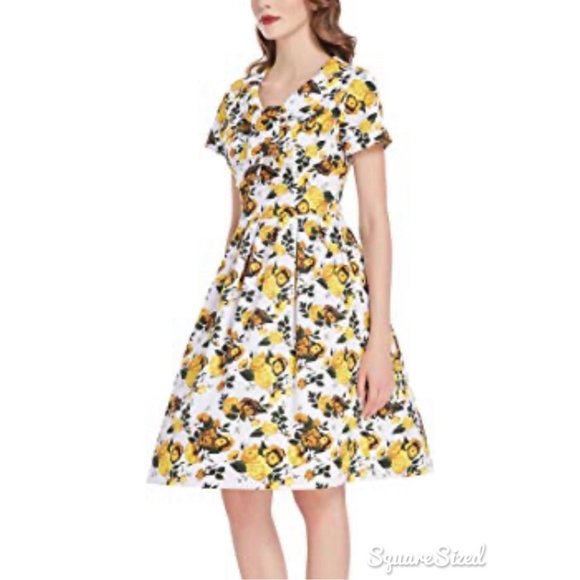 Belle Poque Dresses & Skirts - formal dress floral 50s dress juniors NWT XXL